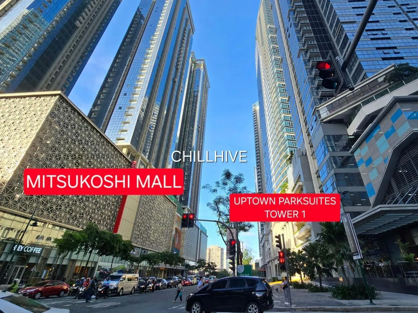 Vakantiehuis Prime Bgc 1Br Near Mitsukoshi Mall #Upt16M Manilla